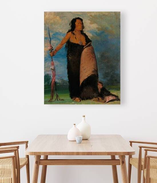 Shoo-De-Gá-Cha The Smoke Chief of The Tribe 1832 by IStockHistory com