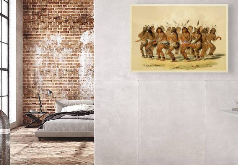 The Bear Dance 1844 Reproduction