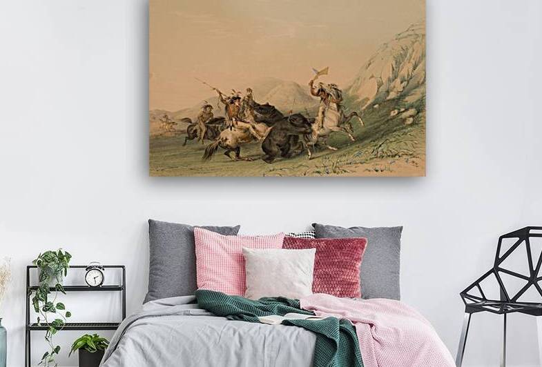 Attacking the Grizzly Bear 1844 by IStockHistory com