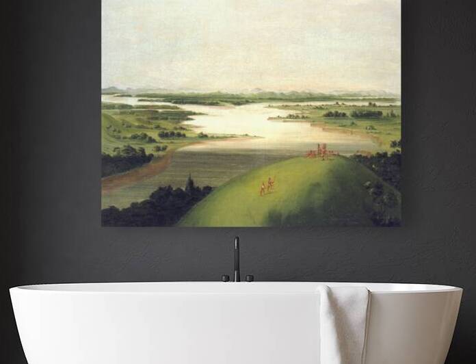 Mouth Of The Platte River 900 Miles Above St. Louis 1832 by IStockHistory com