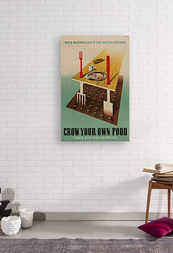 Every Available Piece of Land Must Be Cultivated – Grow Your Own Food – Supply Your Own Cookhouse by IStockHistory com
