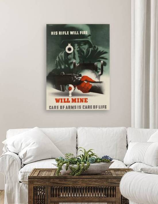 His Rifle Will Fire – Will Mine Reproduction