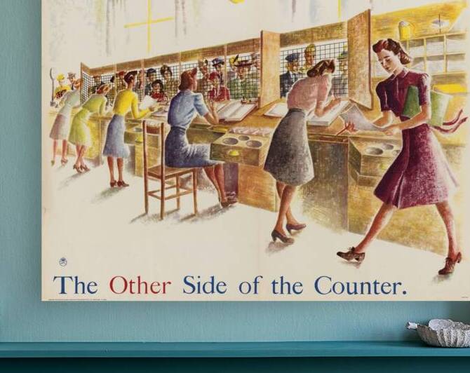 The Other Side of the Counter by IStockHistory com