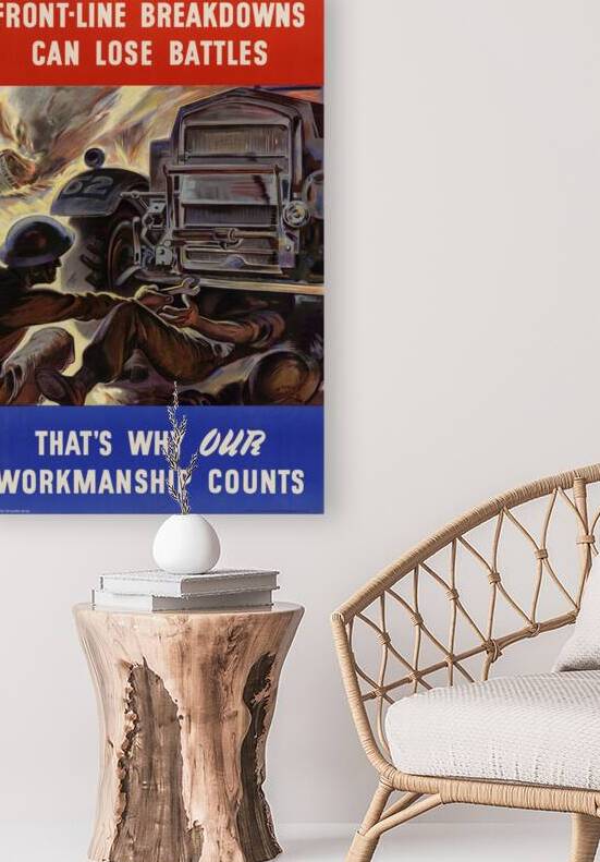 Front-Line Breakdowns Can Lose Battles – That’s Why Our Workmanship Counts  by IStockHistory com