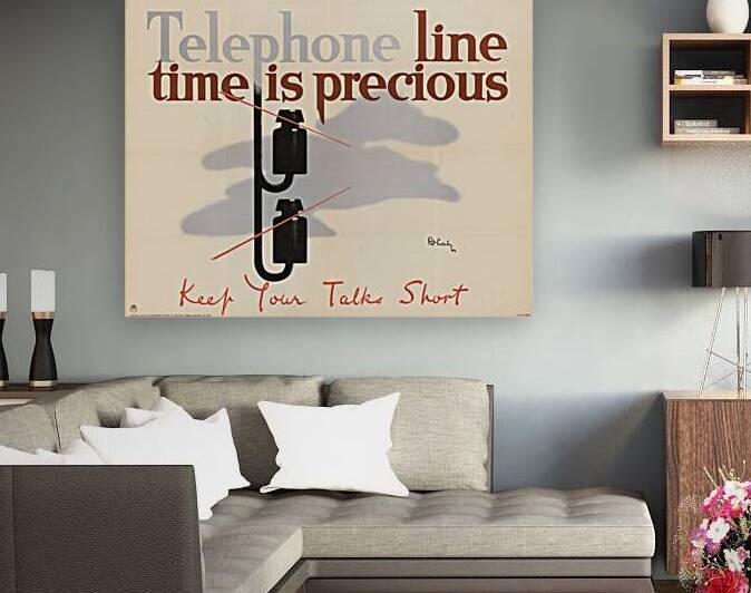 Telephone Line Time is Precious – Keep Your Talks Short by IStockHistory com