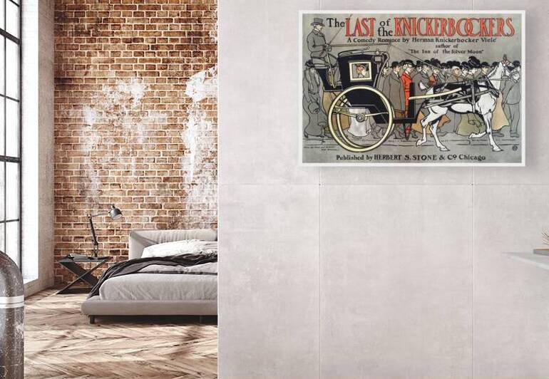 The Last of the Knickerbockers 1901 by Edward Penfield by IStockHistory com