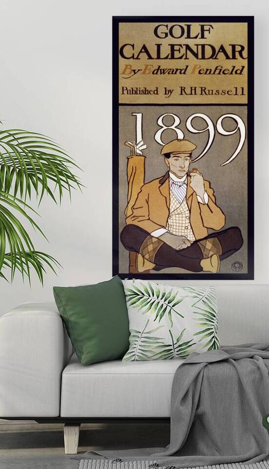 Golf Calendar 1899 by Edward Penfield by IStockHistory com