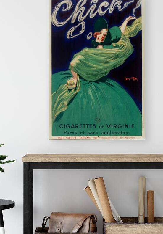 Chick cigarettes de Virginie pures et sans adultération 1925 by Jean dYlen Poster by IStockHistory com