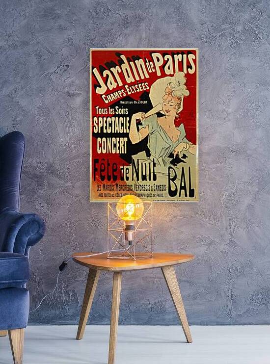 Tous Les Soirs Spectacle Concert 1890 Poster by Jules Chéret by IStockHistory com