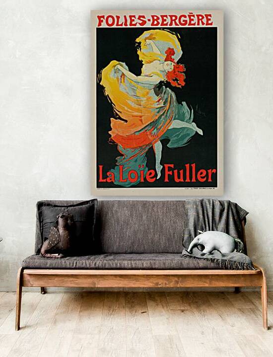 La Loïe Fuller 1898 Poster by Jules Chéret by IStockHistory com
