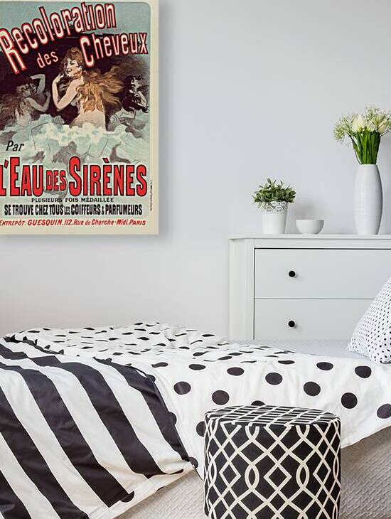 Eau De Sirènes 1900 Poster by Jules Chéret Reproduction