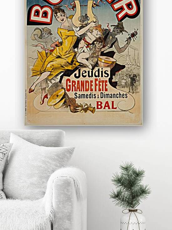 Bullier Jeudis Grande Fete Samedis And Dimanches Bal 1888 Poster by Jules Chéret by IStockHistory com