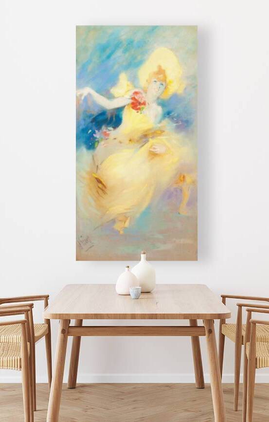 A dancing girl Figurative Poster by Jules Chéret by IStockHistory com