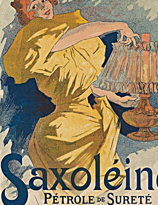 Les Maitres de L’Affiche Pl. 13 Saxoléine 1895 Poster by Jules Chéret by IStockHistory com