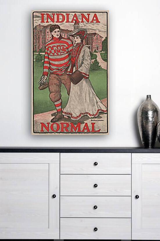 Indiana normal 1903 Poster by Bristow Adams American 1875 – 1956 by IStockHistory com