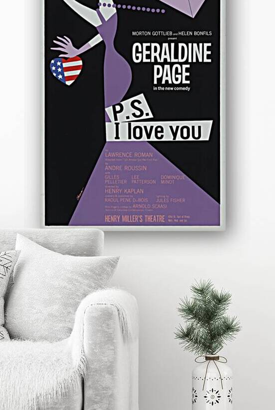 P.S. I love you 1964 Artcraft Lithograph Poster 1905–1970 by IStockHistory com