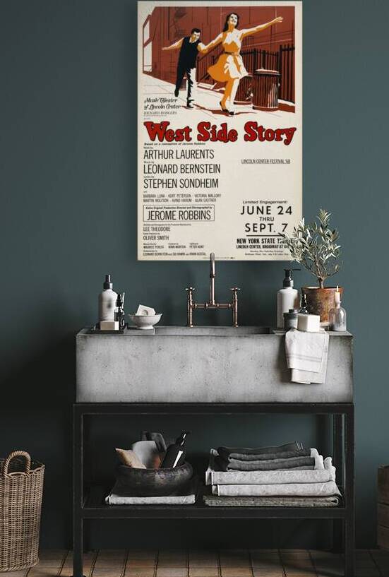 West side story 1958 Artcraft Lithograph American 1905–1970 Poster by IStockHistory com