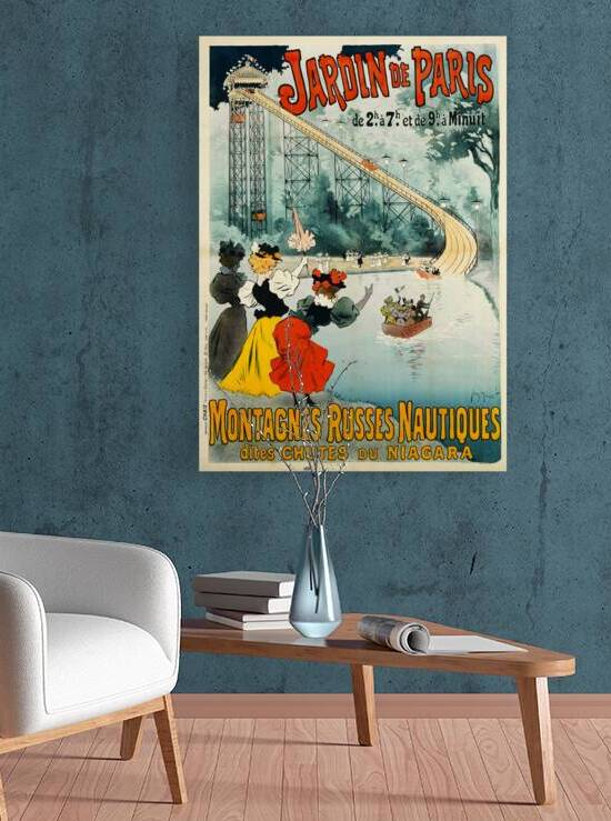 Montagnes Russes Nautiques Dites Chutes Du Niagara 1895 Posters by Georges Meunier by IStockHistory com