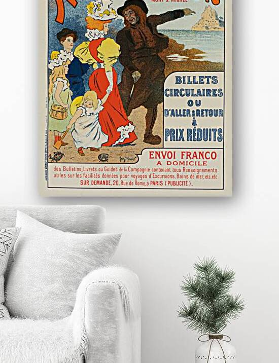 Excursions En Normandie Et Bretagne 1896 Posters by Georges Meunier by IStockHistory com