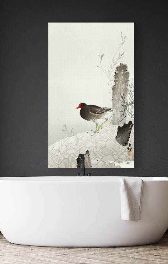 Moorhen 1900 - 1936 by Ohara Koson 1877-1945. by IStockHistory com