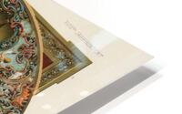 18th Century pattern. 1888 edition Lornement Polychrome by Albert Racine 1825–1893. HD Metal print