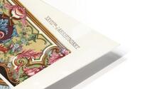 18th Century pattern. 1888 edition Lornement Polychrome by Albert Racine 1825–1893. HD Metal print