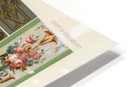 18th Century pattern. 1888 edition Lornement Polychrome by Albert Racine 1825–1893. Impression metal HD