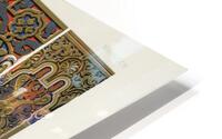 Moresque pattern. 1888 edition Lornement Polychrome by Albert Racine 1825–1893. HD Metal print