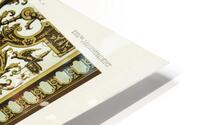 17th Century pattern. 1888 edition Lornement Polychrome by Albert Racine 1825–1893. HD Metal print