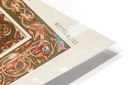 Medieval pattern. 1888 edition Lornement Polychrome by Albert Racine 1825–1893. HD Metal print