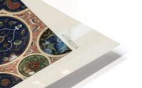 Arabian pattern. 1888 edition Lornement Polychrome by Albert Racine 1825–1893. HD Metal print