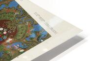17th and 18th Century pattern. 1888 edition Lornement Polychrome by Albert Racine 1825–1893. HD Metal print