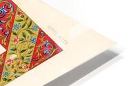 Middle-Ages pattern. 1888 edition Lornement Polychrome by Albert Racine 1825–1893. HD Metal print