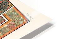 Celtic pattern. 1888 edition Lornement Polychrome by Albert Racine 1825–1893. HD Metal print