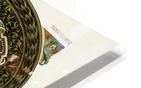 Renaissance pattern. 1888 edition Lornement Polychrome by Albert Racine 1825–1893. HD Metal print