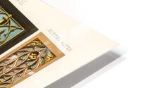 Medieval pattern. 1888 edition Lornement Polychrome by Albert Racine 1825–1893. HD Metal print