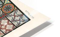 Medieval pattern. 1888 edition Lornement Polychrome by Albert Racine 1825–1893. HD Metal print