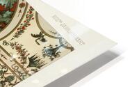18th Century pattern. 1888 edition Lornement Polychrome by Albert Racine 1825–1893. HD Metal print