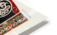 Middle-Ages pattern. 1888 edition Lornement Polychrome by Albert Racine 1825–1893. HD Metal print