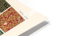 Middle-Ages pattern.  1888 edition Lornement Polychrome by Albert Racine 1825–1893. HD Metal print