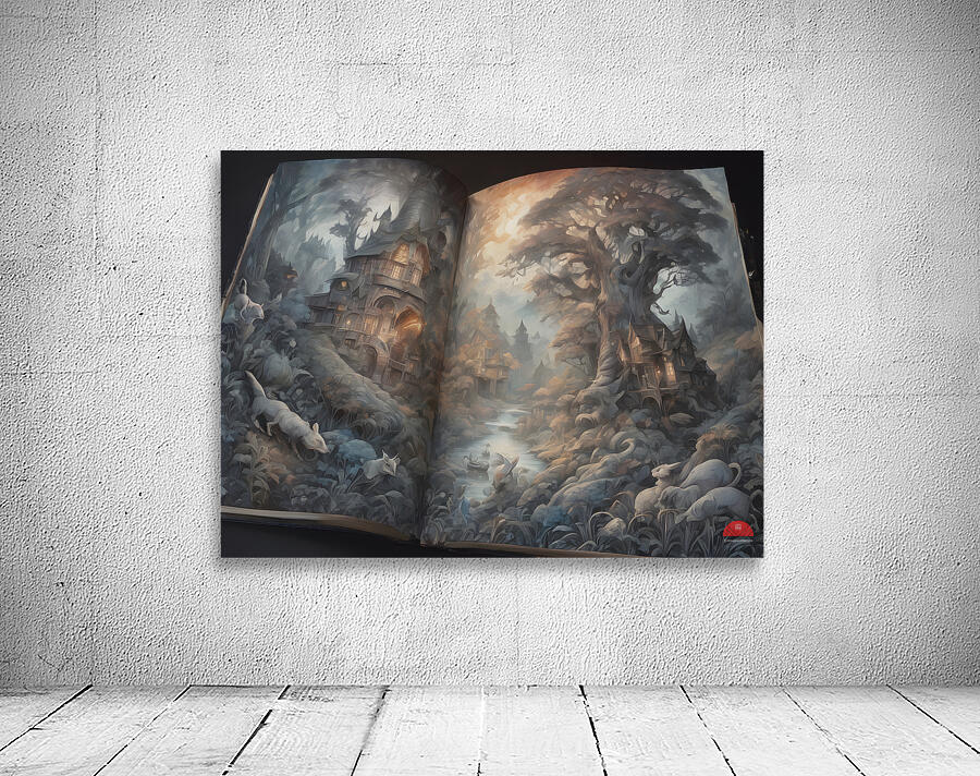 Fantasy Fable Book By ISHISH Wall Preview