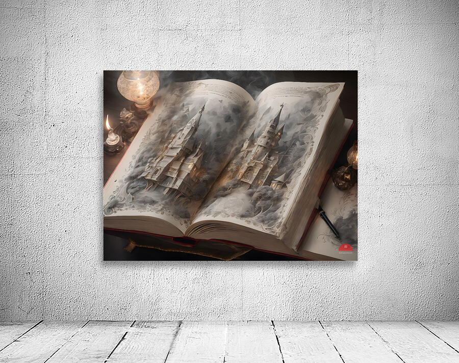 Fabled Castle Book By ISHISH Wall Preview