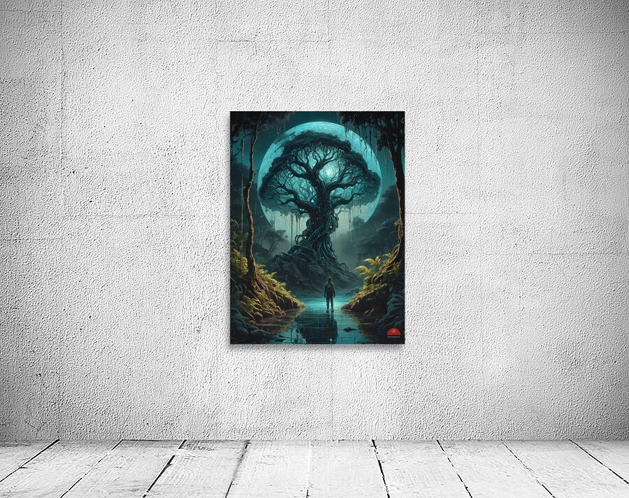 Allien World At Night By ISHISH Wall Preview