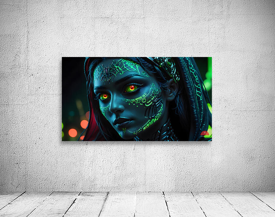 Cyberpunk Nymph By ISHISH Wall Preview