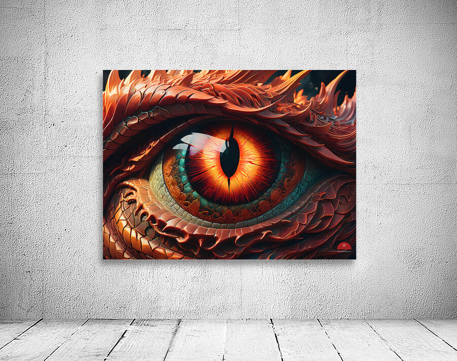 Dragons Hungry Eye By ISHISH Wall Preview