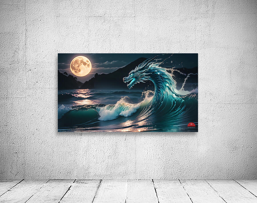 Lunar Dragon Tidal Wave By ISHISH Wall Preview