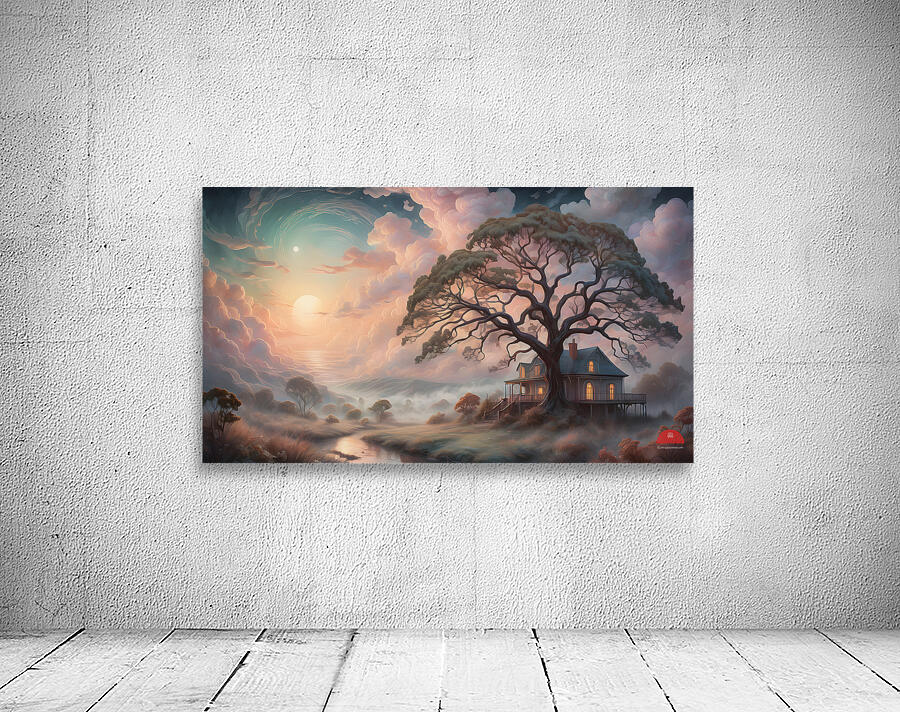 Whispering Clouds By ISHISH Wall Preview