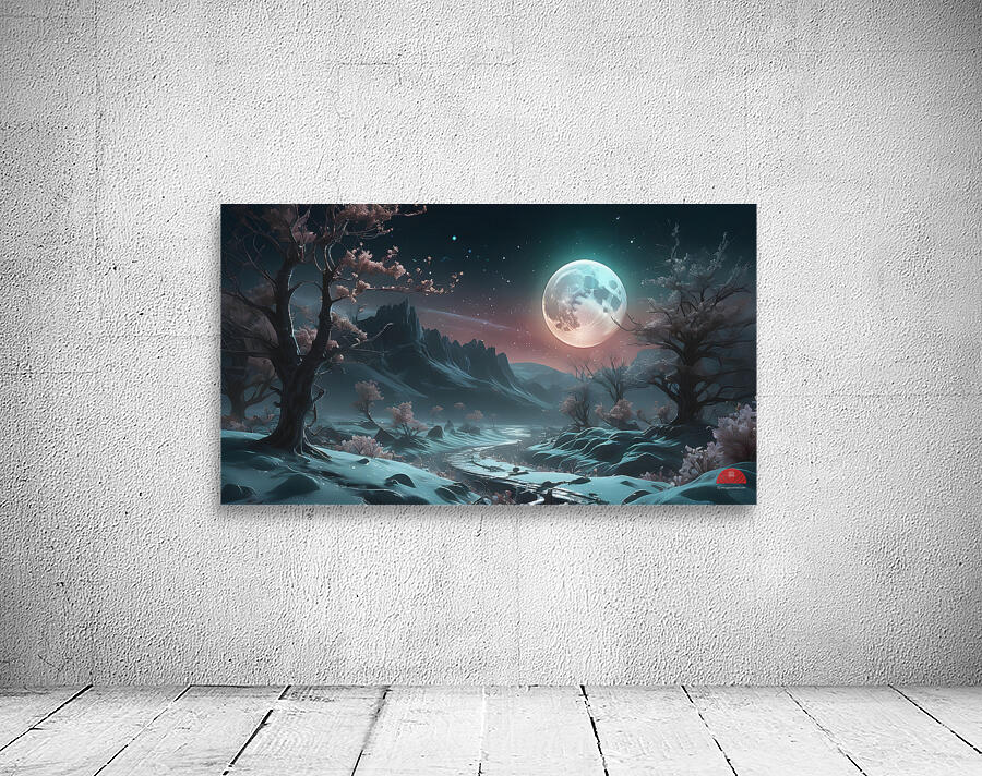 Magical Spring Moon By ISHISH Wall Preview