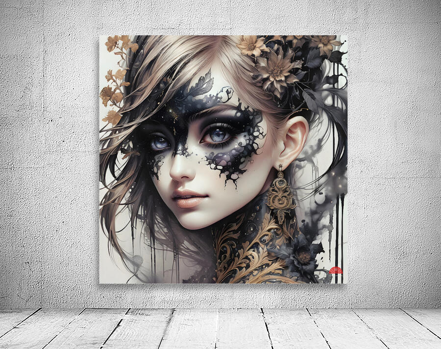 A  Gorgeously Drawn Face By ISHISH Wall Preview