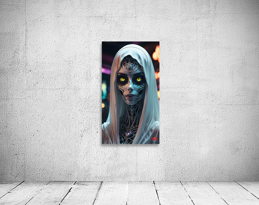 A Beautiful  Titanium Ghost Nymph By ISHISH Wall Preview